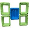 16in Square Aerobic Step Platform with 4 Risers Adjustable Exercise Fitness Workout Stepper,Blue and Green view 4