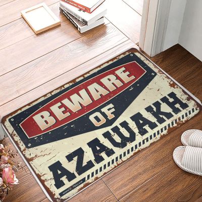 Summer Outdoor Mat Beware of Azawakh Doormat Outdoor Decor for Front Porch Gifts for Husbands (Size : 65X90CM)