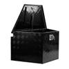 GOWE 33 Inch Heavy Duty Diamond Plate Aluminum Trailer Tongue Box Pickup Truck Tool Box Storage Organizer with Weather Resistant Seal, Lock & Keys C Black 32.5"x20.5"x18.3" view 3