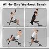 GOWE Roman Chair with Adjustable Height,Multi-Function Bench, Back Extension Bench, Ab Chair for Whole-Body Training view 2