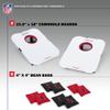 Wild Sports NFL Arizona Cardinals Pro Football All-Weather Cornhole Set - Travel Bean Bag Toss Set Includes 8 Bean Bags view 2