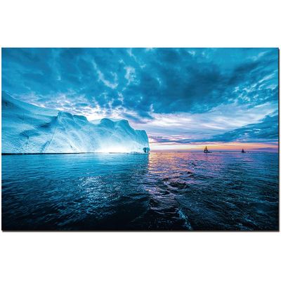 GOWE Home Awe Inspiring Glacier at Sunset (32" H x 48" W)