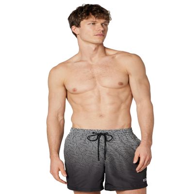 DKNY Men's Swim Swim Trunk,Black,X-Large