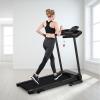 GOWE Motorized Electric Treadmill for Home - 3 Level Manual Inclination & Foldable Running Machine with 12 Programs with Phone Holder view 1