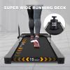 GOWE Motorized Electric Treadmill for Home - 3 Level Manual Inclination & Foldable Running Machine with 12 Programs with Phone Holder view 3