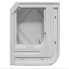 Horizon Manufacturing Premium Series Pontoon Radius Corner Cushion Set 3007-AADK WHITE/Navy/Blue (Base sold Separate 3011-AA) view 4