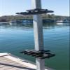 DockBloxx Paddle Organizer Secure Mount for Kayak, Canoe & SUP Paddles UV-Resistant, No-Drill Install, Durable Dock Storage Made in The USA Fits a 4" Square Post view 4