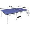 Donext 8ft Table Tennis Table, Foldable, for Indoor & Outdoor Games, Ping Pong Table Set view 2