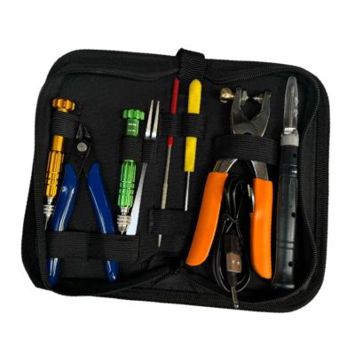 Vaveren Starting Stringing Clamp Tool Set, Cold Press Badminton Racket Plier with Carrying Bag, Professional Stringing Machine Tools