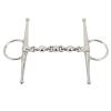 flexman Horse Mouth Bit, Stainless Steel Horse Mouth Riding Full Cheek Snaffle Bit with Ball Chain for 5.3in Horse Mouth Size, Prevent Horses from Bitin view 1