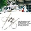 flexman Horse Mouth Bit, Stainless Steel Horse Mouth Riding Full Cheek Snaffle Bit with Ball Chain for 5.3in Horse Mouth Size, Prevent Horses from Bitin view 3