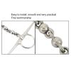 flexman Horse Mouth Bit, Stainless Steel Horse Mouth Riding Full Cheek Snaffle Bit with Ball Chain for 5.3in Horse Mouth Size, Prevent Horses from Bitin view 4