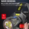XHTLLO USB Rerechargeable LED Headslamp with Adjustable Angle and Waterproof Design, for Hiking, Camping, and Night Raning view 4