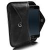 BoxWave Case Compatible with Vernee M3 - Elite Leather Messenger Pouch, Synthetic Leather Cover Case Envelope Design - Jet Black view 4