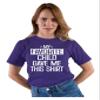 5X-Large Purple Mens My Favorite Child Gave Me This Shirt Funny Mom Dad T-Shirt view 2