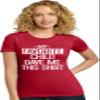 Small Red Women My Favorite Child Gave Me This Shirt Funny Mom Dad Deluxe Soft T-Shirt view 1