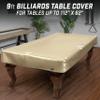 GoSports 9 ft Premium Leatherette Pool Table Cover - Waterproof & Tearproof - Heavy Duty Indoor & Outdoor Billiard Table Cover view 2
