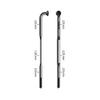 Zipp CX-Sprint Black J-Bend TCS, Spokes, Sapim CX-Sprint, Black, Length: 36+, 3pcs view 2