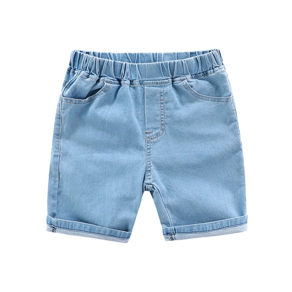 Big Kids Training Pants The Children's Baby Boys Girls Toddler Chambray Jeans Pants Shorts Kid (BU1, 18-24 Months)
