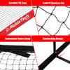 PICKLETECH 4.0 Slim Version Pickleball Net Portable Outdoor, 22 FT Pickleball Net-USAPA Regulation Size-Pickle Ball Net System with Carrying Bag for Driveway view 3