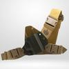 Kenai Chest Holster for a Springfield - MAS Grey/Coyote (Model - SA-35 Hi-Power, Left) view 1