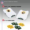 Wild Sports NFL Green Bay Packers Pro Football All-Weather Cornhole Set - Travel Bean Bag Toss Set Includes 8 Bean Bags view 2