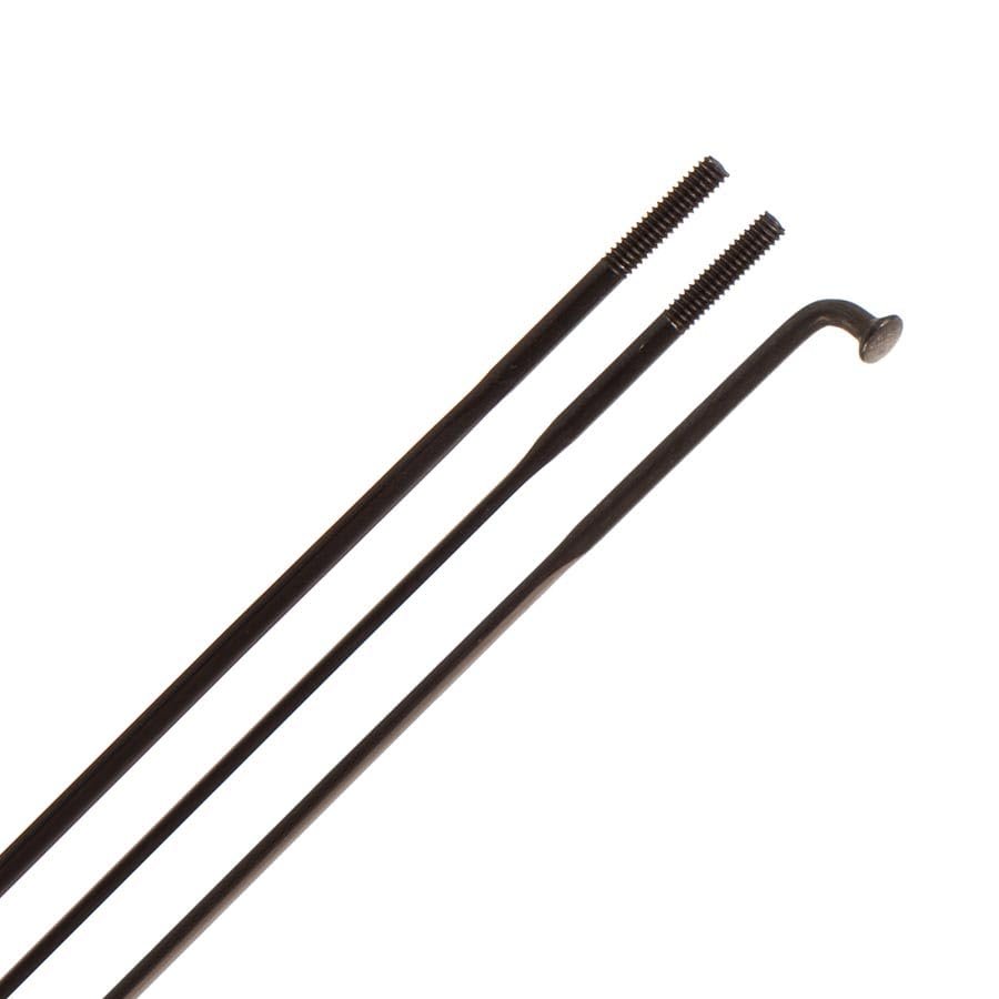 Zipp CX-Sprint Black J-Bend TCS Spokes - 298mm Replacement Sapim CX-Sprint, Torsion Control Squares, for High-Performance Road and Cyclocross Wheels, Compatible with WH-Series, Durable Black Fini