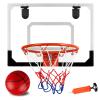 GOWE Pro Room Basketball Hoop Over The Door - Wall Mounted Basketball Hoop Set - Indoor Basketball Hoop with Ball and Air Pump view 1