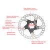 Drfeify Bike Floating Brake Discs, Stainless Steel Bike Floating Brake Discs, CNC Precision, High Hardness for Mountain Bike Brake Rotor (180MM), Drfeifyuwxzsmtp6k-11 view 3