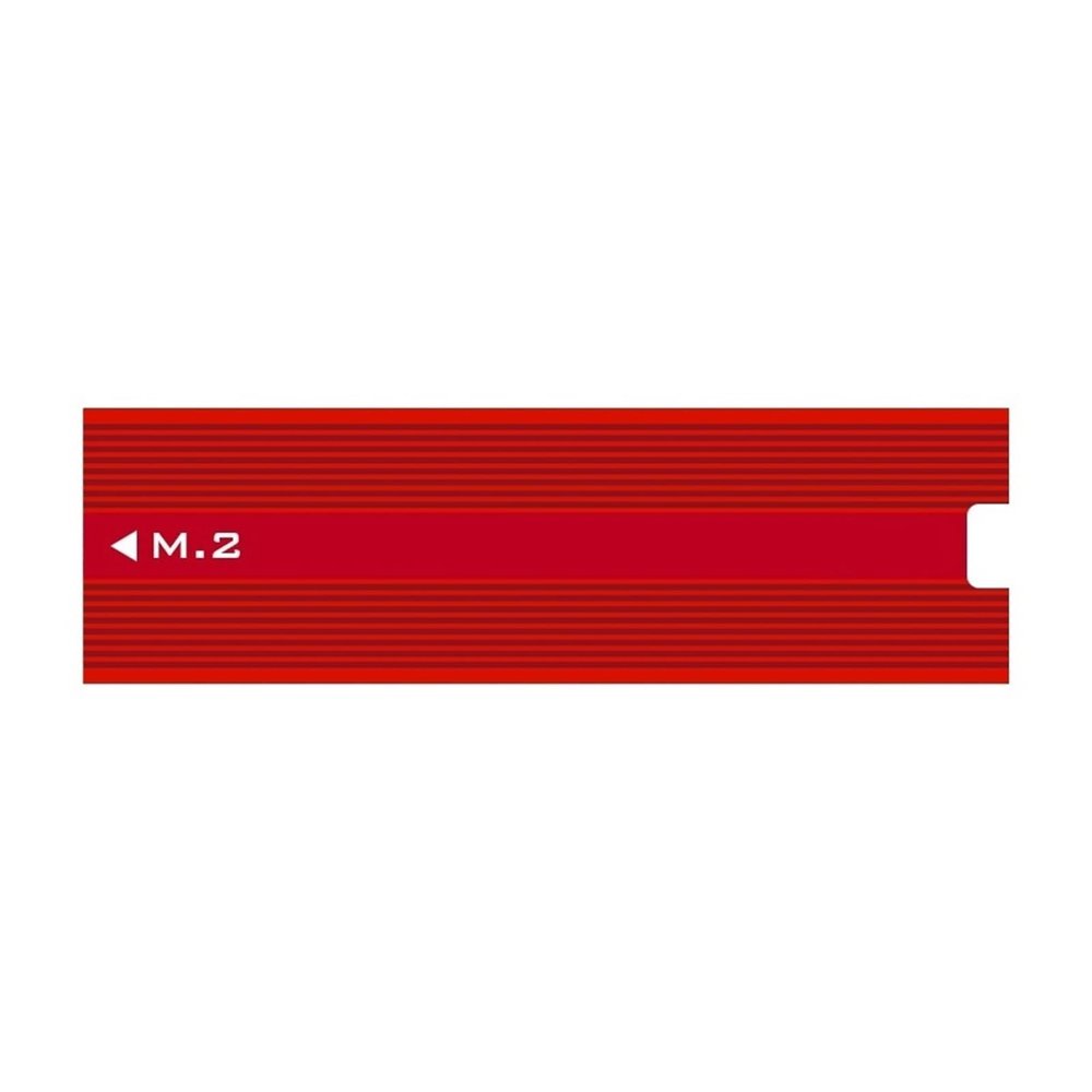 1pcs Red Heat Sink Heat Sink M.2 U.2 Heat Sink Aluminum Heat Spreader Cooler