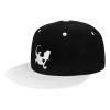 Bearded Dragon Snapback Hat Men Women Fashion Hip Hop Style Contrast Color Flat Bill Hat White view 1