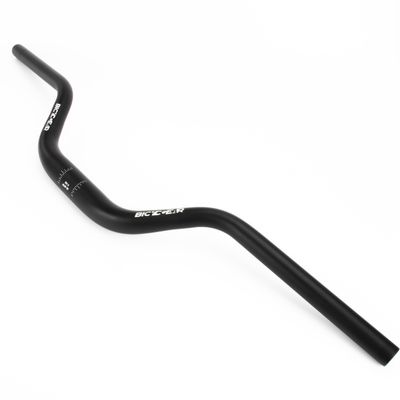 BICYCGEAR 31.8 Bike Handlebars 720mm, 86mm Rise Bicycle Handlebars 10 Backsweep Alloy Riser Handle Bars for Mountain Bike, MTB, E Bikes, Road Dirt Bike, Cruiser, 1 1/4 inch, Sand Blasted