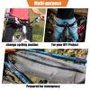 BICYCGEAR 31.8 Bike Handlebars 720mm, 86mm Rise Bicycle Handlebars 10 Backsweep Alloy Riser Handle Bars for Mountain Bike, MTB, E Bikes, Road Dirt Bike, Cruiser, 1 1/4 inch, Sand Blasted view 4