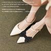 2 Pcs Detachable Satin Bow Shoe Clips Women Shoe Decoration Charms Fashion Heels Shoe Accessorie Hair Clips for Wedding Party Black view 2
