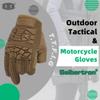 Seibertron T.T.F.I.G 2.0 Men's Gloves Flexible Rubber Knuckle Protective for Hunting Hiking Motorcycle Motorbike Riding Outdoor Work Gloves Coyote M view 2