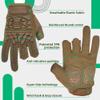 Seibertron T.T.F.I.G 2.0 Men's Gloves Flexible Rubber Knuckle Protective for Hunting Hiking Motorcycle Motorbike Riding Outdoor Work Gloves Coyote M view 3