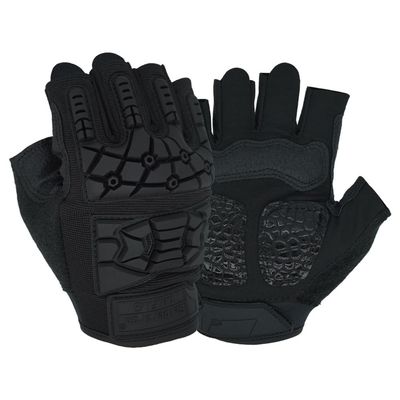Seibertron T.H.F.I.G Tactical Gloves - Anti-Vibration, Super Grip, Flexible Rubber Protection for Outdoor Activities Black XXS