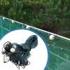 10 x 65 Ft Polyethylene Fishing Net 0.59 Mesh Fishing Gill Nets Green Seine Net for Fishing Gear and Equipment with PVC Foam Float Casting Net for Ponds, Creeks, Rivers (10 x 65 Ft) view 4
