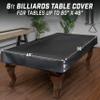 GoSports 6 ft Premium Leatherette Pool Table Cover - Waterproof & Tearproof - Heavy Duty Indoor & Outdoor Billiard Table Cover view 2