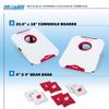 Wild Sports NCAA Wisconsin Badgers Pro Football All-Weather Cornhole Set - Travel Bean Bag Toss Set Includes 8 Bean Bags view 2