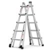 GOWE Aluminum Multi-Position Ladder with Wheels, 300 lbs Weight Rating, 22 FT view 1