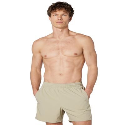 DKNY Men's Swim Swim Trunk,Tan,XX-Large