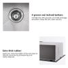 27" L X 18" W Undermount Kitchen Sink with Sink Grid view 4