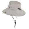 Cabahata Kids Wide Brim Sun Hat Adjustable for Teen Youth Bucket Sun Protection UPF 50+ Safari Hat(Light Grey,58cm/8-14y) view 1