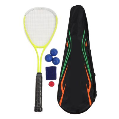 Lightweight Oversized Squash Racket Set for Beginners, Just The Right Tension, Comfortable Grip, Versatile Usage