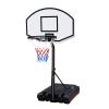 GOWE Portable Poolside Basketball Hoop System Basketball Hoop for Pool Height Adjustable 3.1ft-4.7ft with 36" Backboard for Indoor Outdoor Use view 1