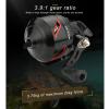 Spinning Reel, High Speed Metal Construction with 3.9:1 Gear Ratio, Fishing Reel 8.25lbs Smooth Drag Force, Saltwater Freshwater Compatibility for Anglers Beginners Professionals Shore Boat Fishing view 4