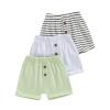 Baby Boys' Toddler 3-Pack Pull-on Jogger Shorts Classic Fit Elastic Waist Shorts Kids Multipacks Pants (Green B, 12-18 Months)