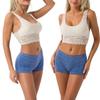 R RUXIA Women's Boyshort Panties Seamless Nylon Underwear Stretch Boxer Briefs 5 Pack view 2