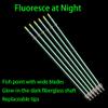 3/6 Pack Green Luminated Fiberglass Bowfishing Arrow Glow in Dark 33 inches Archery Bowfishing Arrows with Broadheads and Safty Slides for Compound Bow Recurve Bow Fishing Hunting (6 Pack) view 4